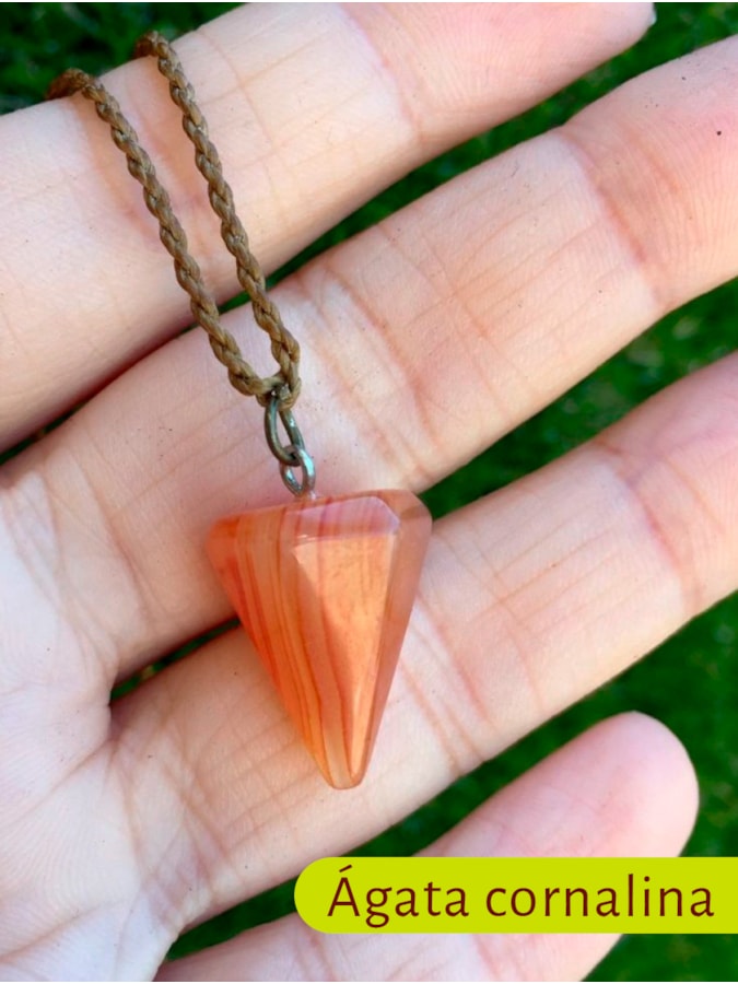 Colar Pêndulo de Pedra — imagem 5