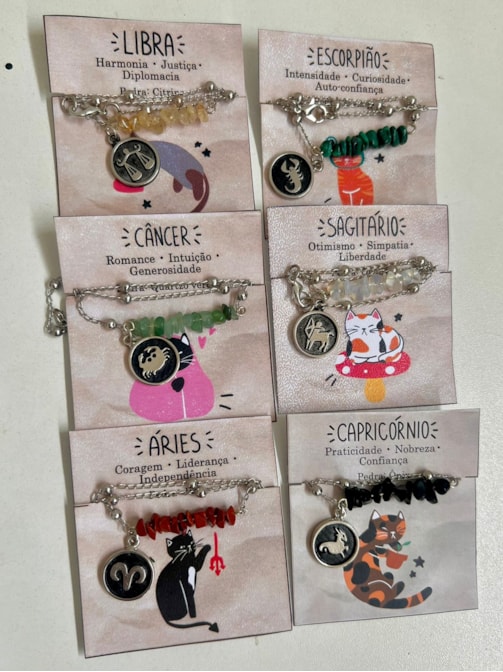 Colar Signos com Cristais