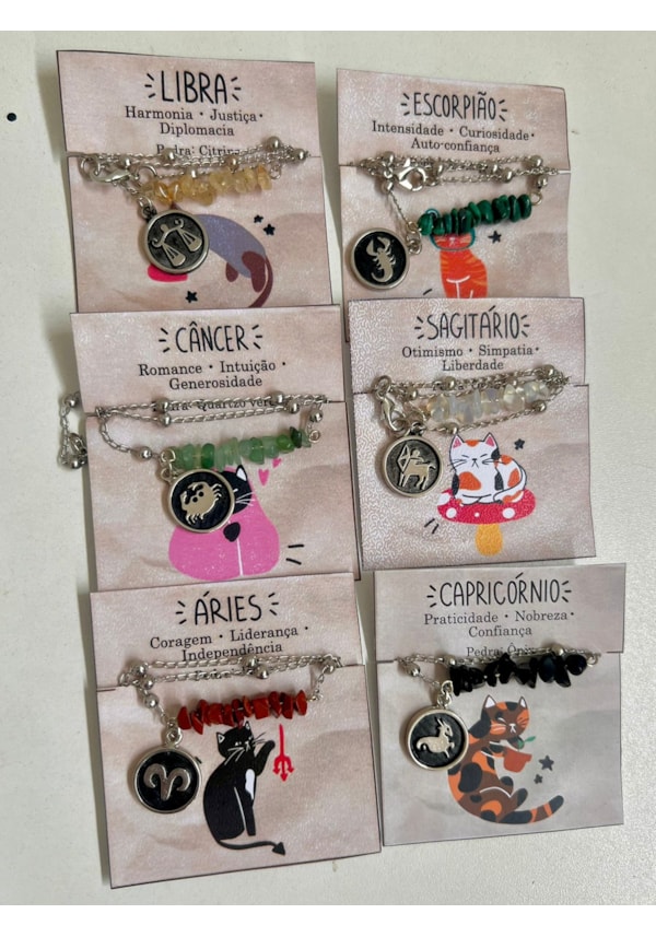 Colar Signos com Cristais