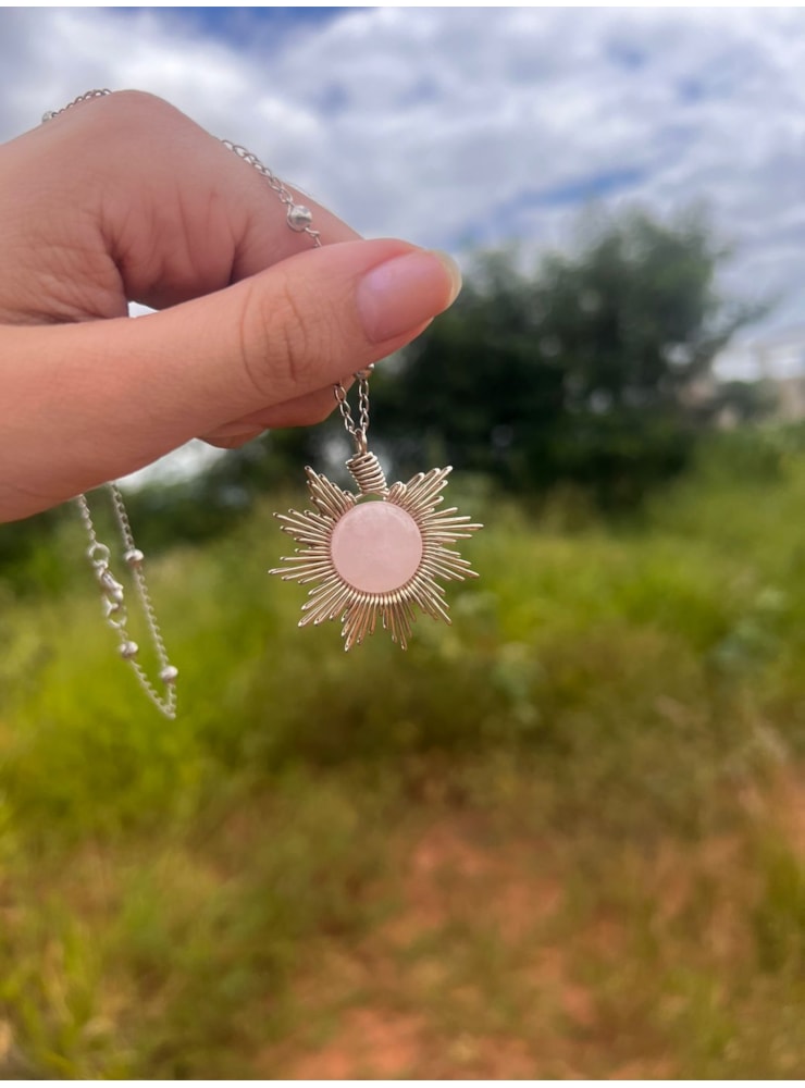 Colar Sol Artesanal Hippie — imagem 3