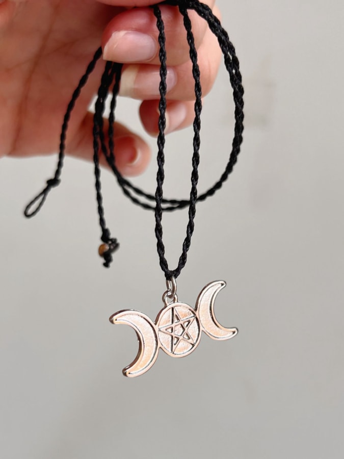 Colar Triluna Wicca — imagem 2
