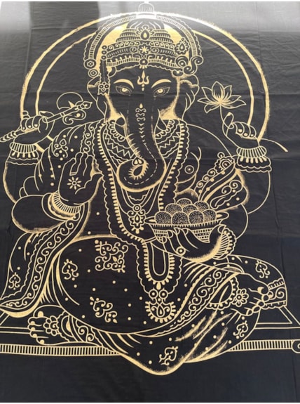 Colcha Indiana Casal Ganesha
