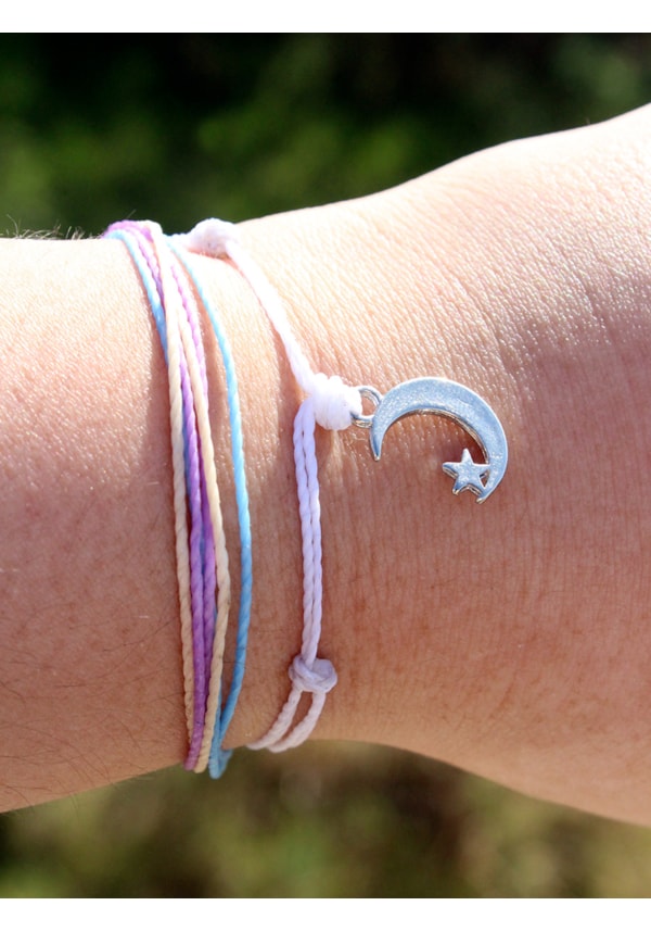Conjunto 2 Pulseiras Céu Lilás