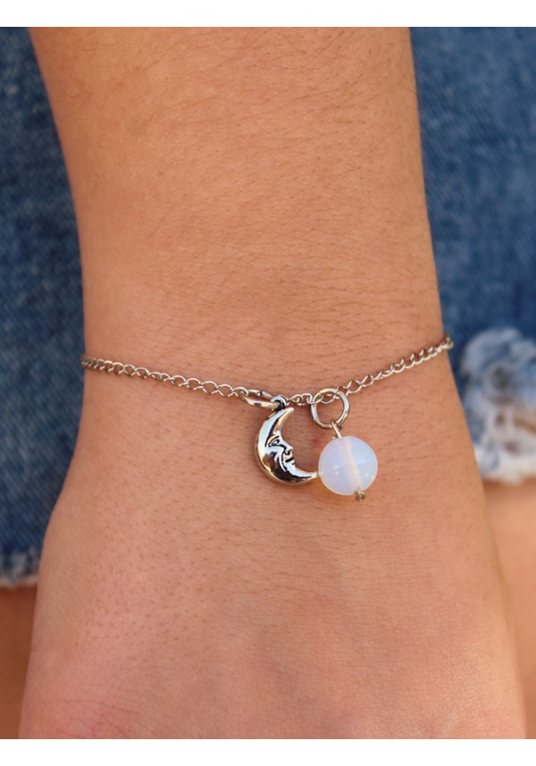 Conjunto com 2 pulseiras Sol e Lua - Metal - com embalagem