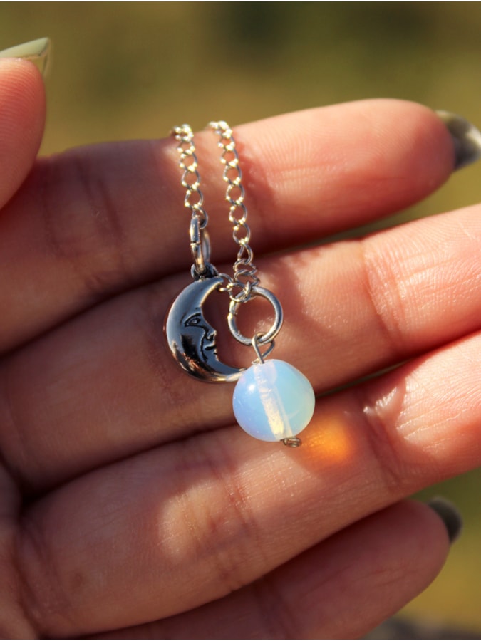 Conjunto com 2 pulseiras Sol e Lua - Metal - com embalagem — imagem 4