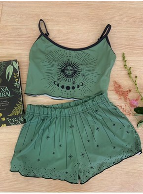 Conjunto de Pijama - Solar Verde