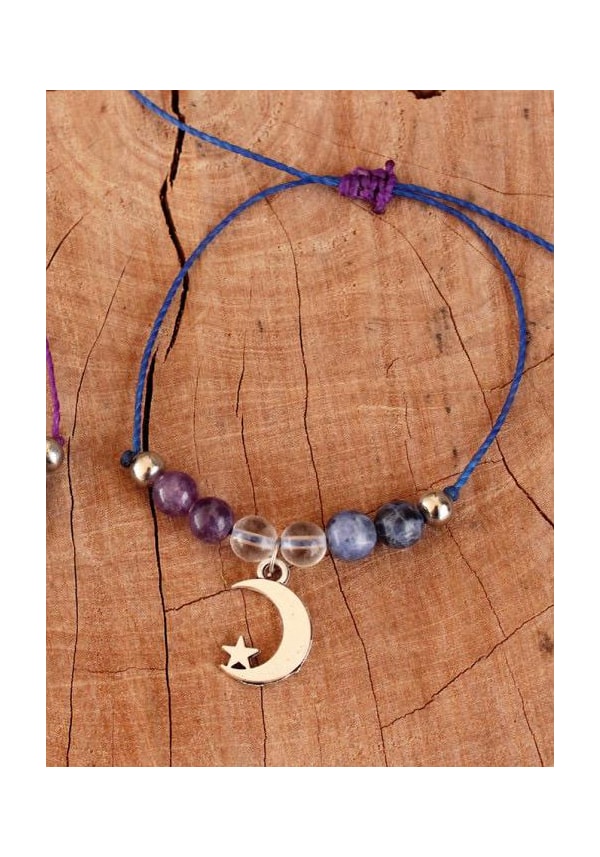 Conjunto de Pulseiras Céu Lilás