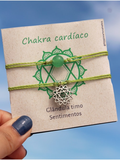 Conjunto de Pulseiras Chakras - Escolha a cor