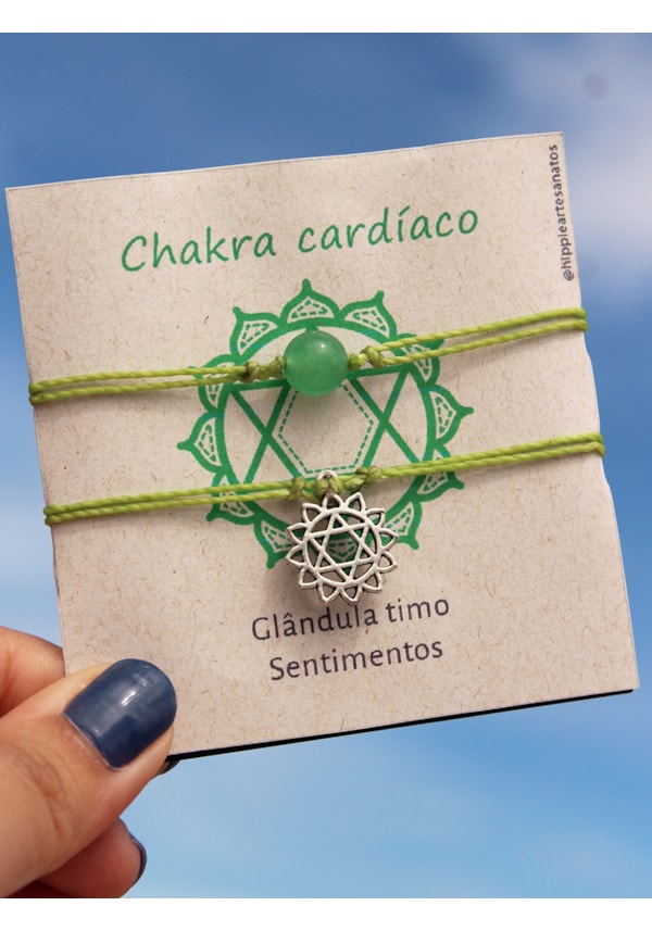 Conjunto de Pulseiras Chakras - Escolha a cor