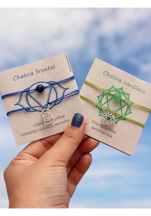Conjunto de Pulseiras Chakras - Escolha a cor
