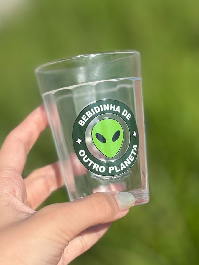 Copo Alien - Vidro 190ml — imagem 1