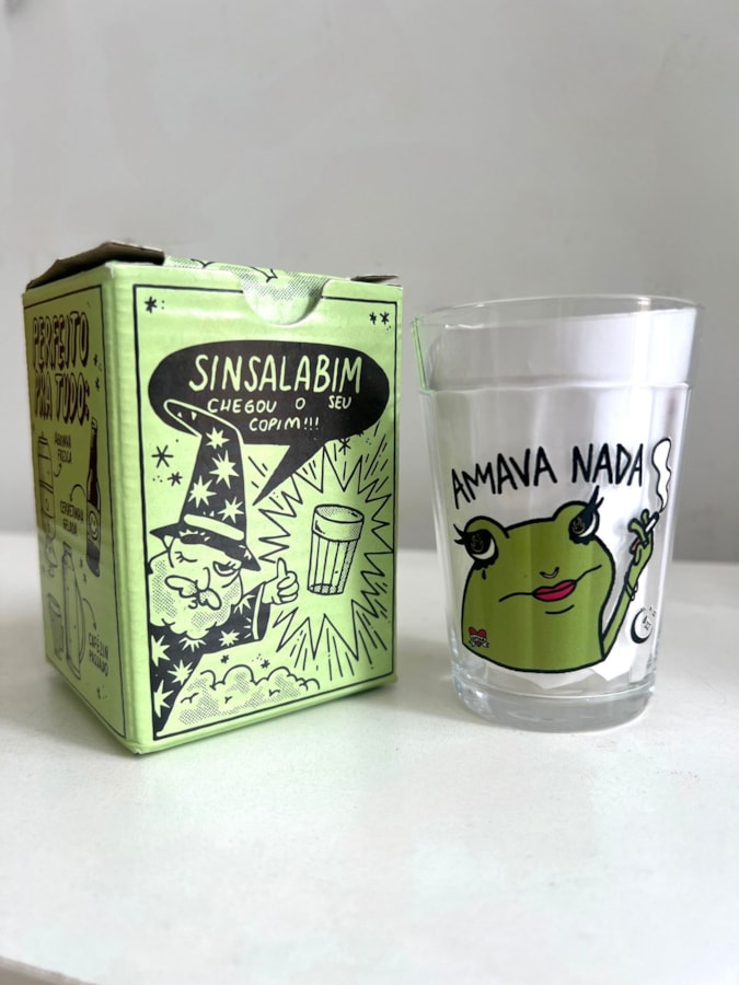 Copo Amava Nada - Vidro 190ml — imagem 2