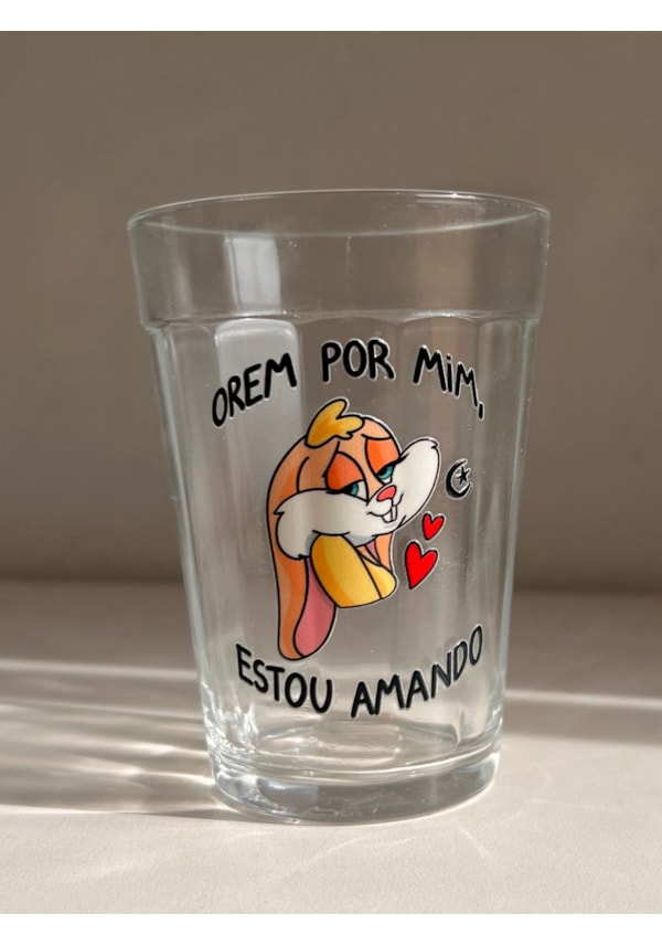Copo Americano - Lola Orem Por Mim - Vidro 190ml