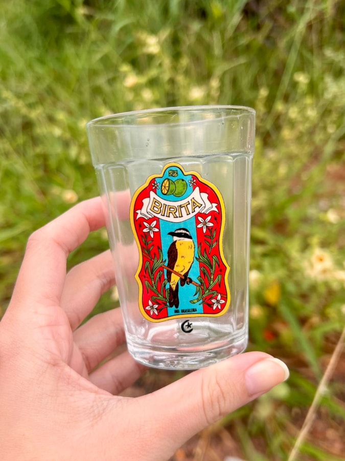 Copo Birita Bem-te-vi - Vidro 190ml — imagem 1