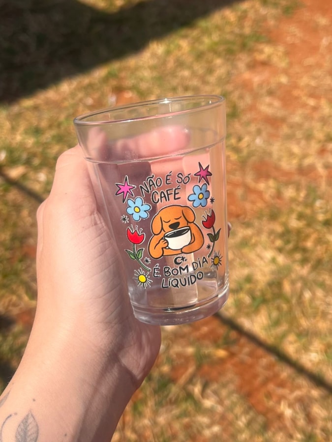Copo Bom dia Líquido - Vidro 190ml — imagem 2
