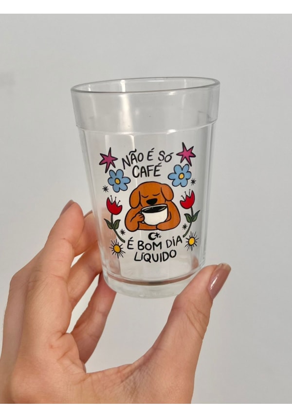 Copo Bom dia Líquido - Vidro 190ml