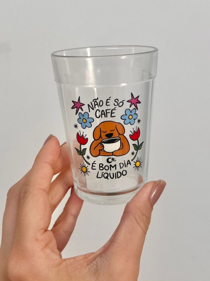 Copo Bom dia Líquido - Vidro 190ml — imagem 1