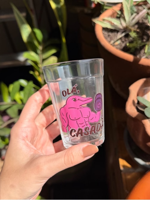 Copo Boto - Vidro 190ml
