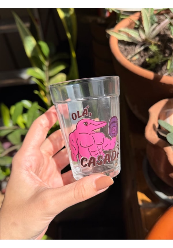 Copo Boto - Vidro 190ml