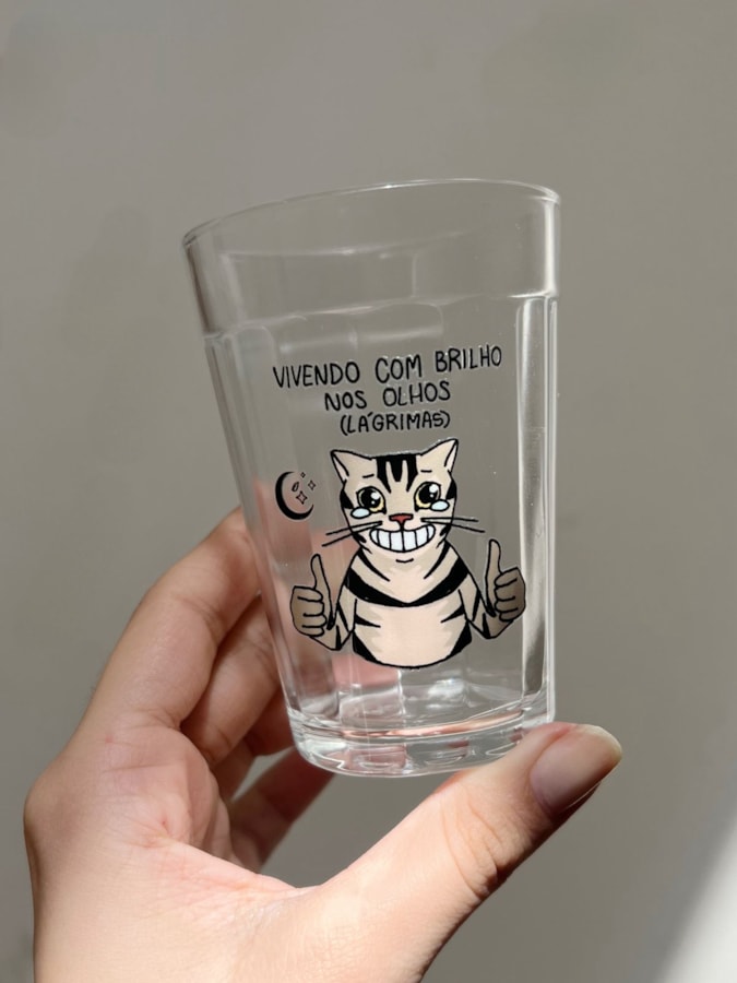 Copo Brilho nos Olhos - Vidro 190ml — imagem 2