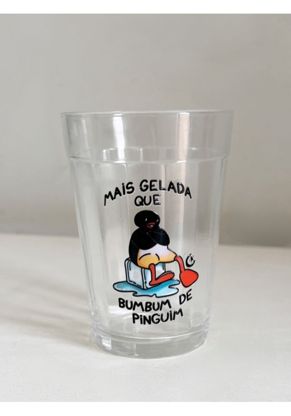 Copo bumbum de pinguim - Vidro 190ml
