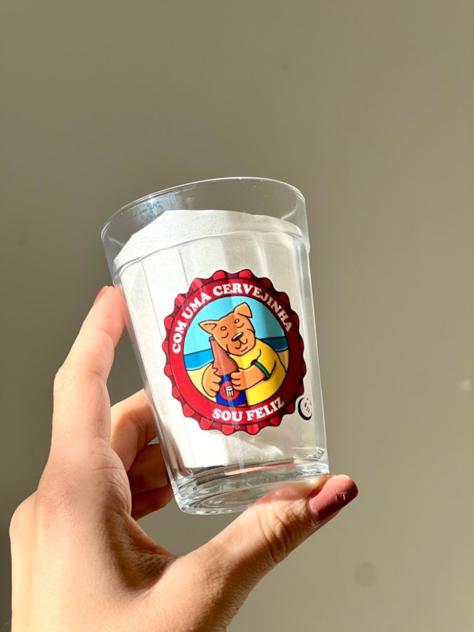Copo Cachorro Cervejinha - Vidro 190ml — imagem 2