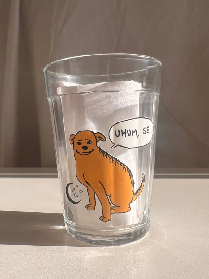 Copo Cachorro Uhum Sei - Vidro 190ml — imagem 2