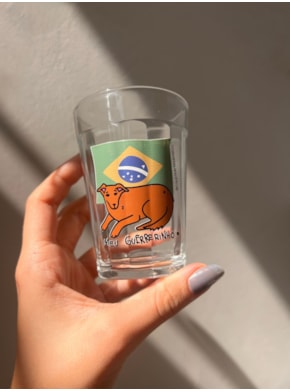Copo Cachorro Vira Lata - Vidro 190ml
