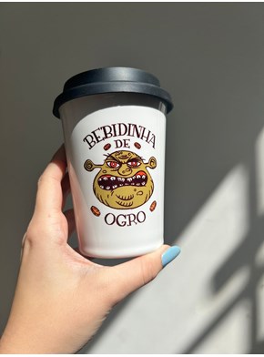 Copo Café Bebidinha de Ogro - Shrek