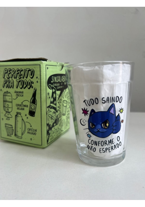 Copo Conforme o não esperado - Vidro 190ml