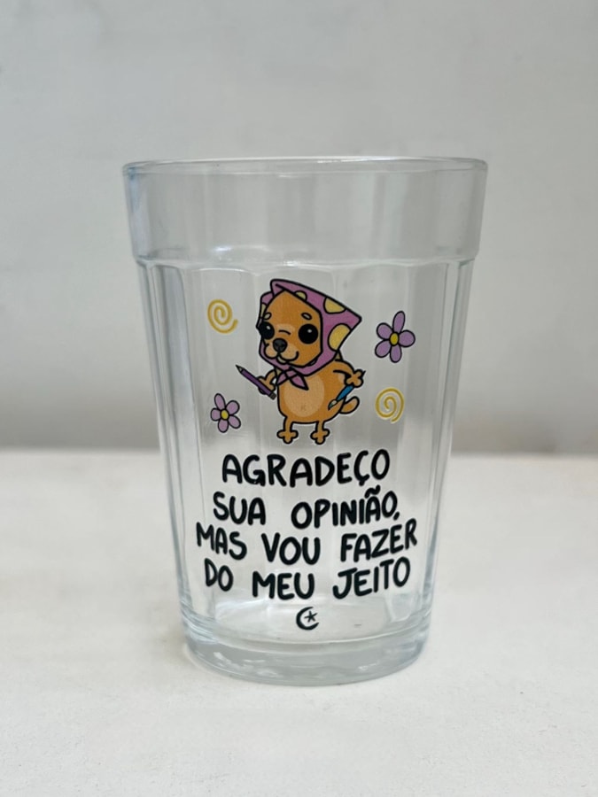 Copo Do meu jeito - Vidro 190ml — imagem 2