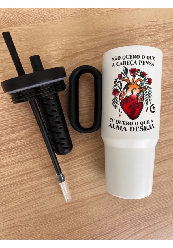 Copo Garrafa Térmica 750ml - Alma deseja
