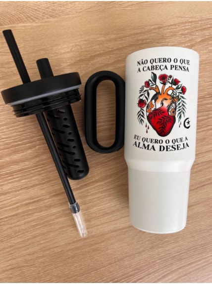 Copo Garrafa Térmica 750ml - Alma deseja