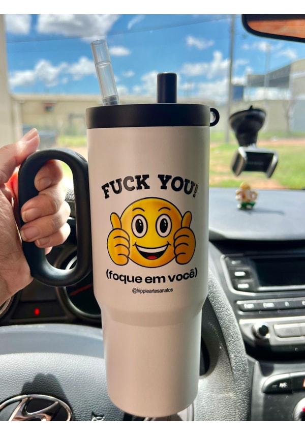 Copo Garrafa Térmica 750ml - Fuck You