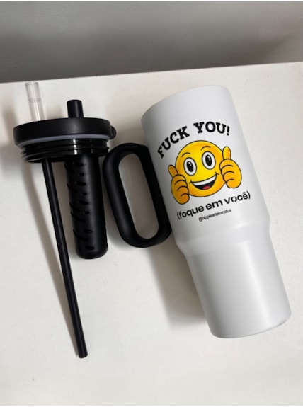 Copo Garrafa Térmica 750ml - Fuck You