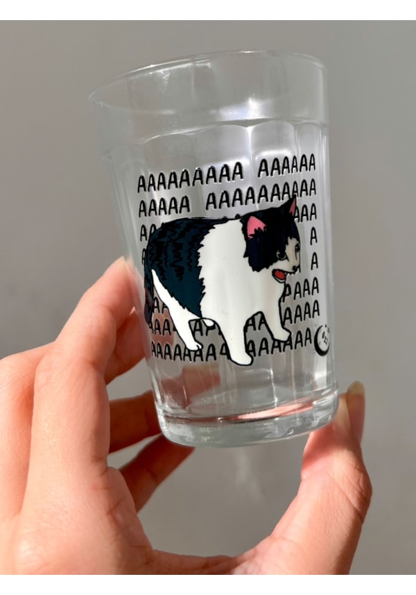 Copo Gato AAA - Vidro 190ml