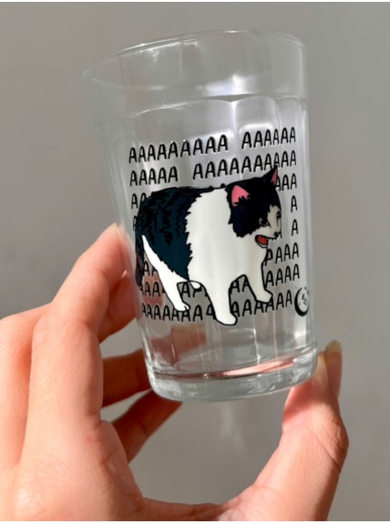 Copo Gato AAA - Vidro 190ml