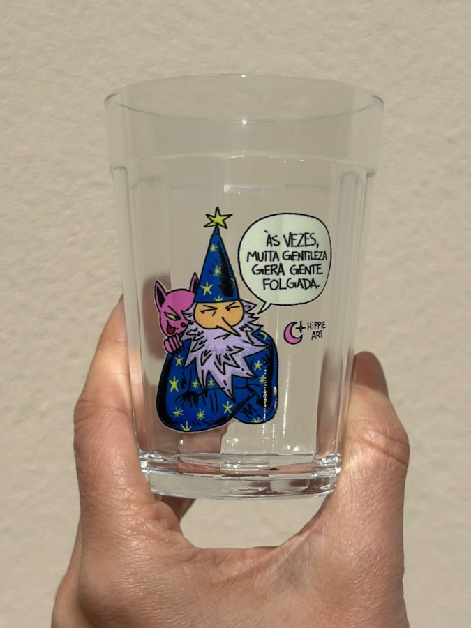 Copo Gente Folgada - Vidro 190ml — imagem 2