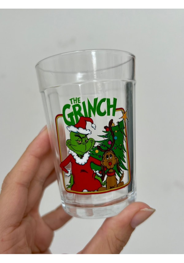 Copo Grinch e Max - Vidro 190ml
