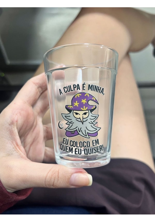 Copo Mago A culpa é minha - Vidro 190ml
