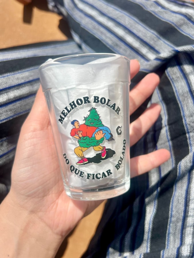 Copo Melhor bolar do que ficar bolado - Vidro 190ml