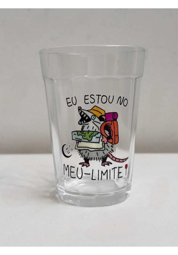Copo Meu Limite - Vidro 190ml