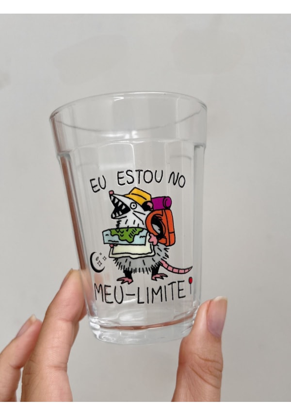 Copo Meu Limite - Vidro 190ml