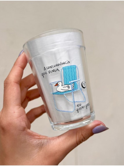 Copo Pato - A Concorrência que Vença - Vidro 190ml