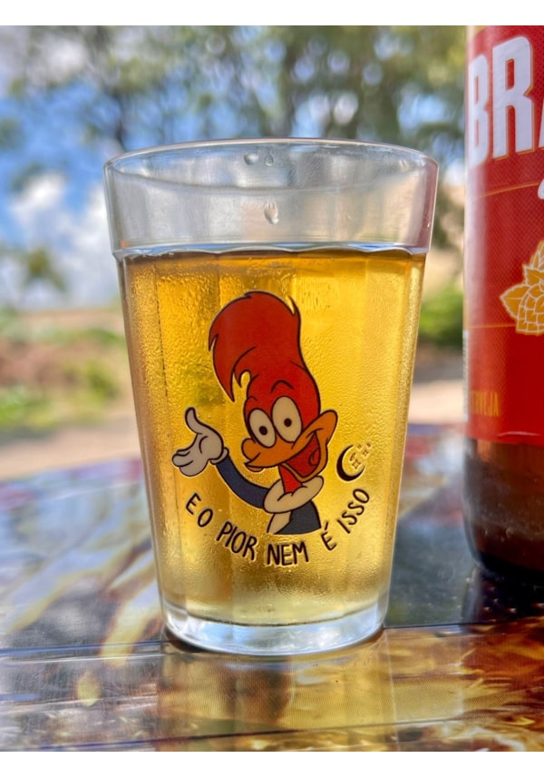 Copo Pica Pau - E O Pior Nem é Isso - Vidro 190ml