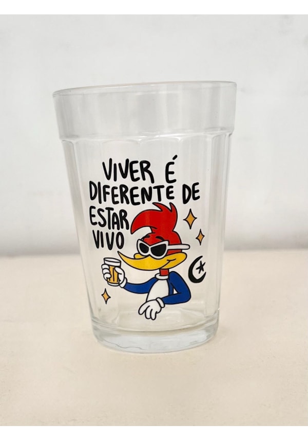 Copo Pica Pau Viver - Vidro 190ml