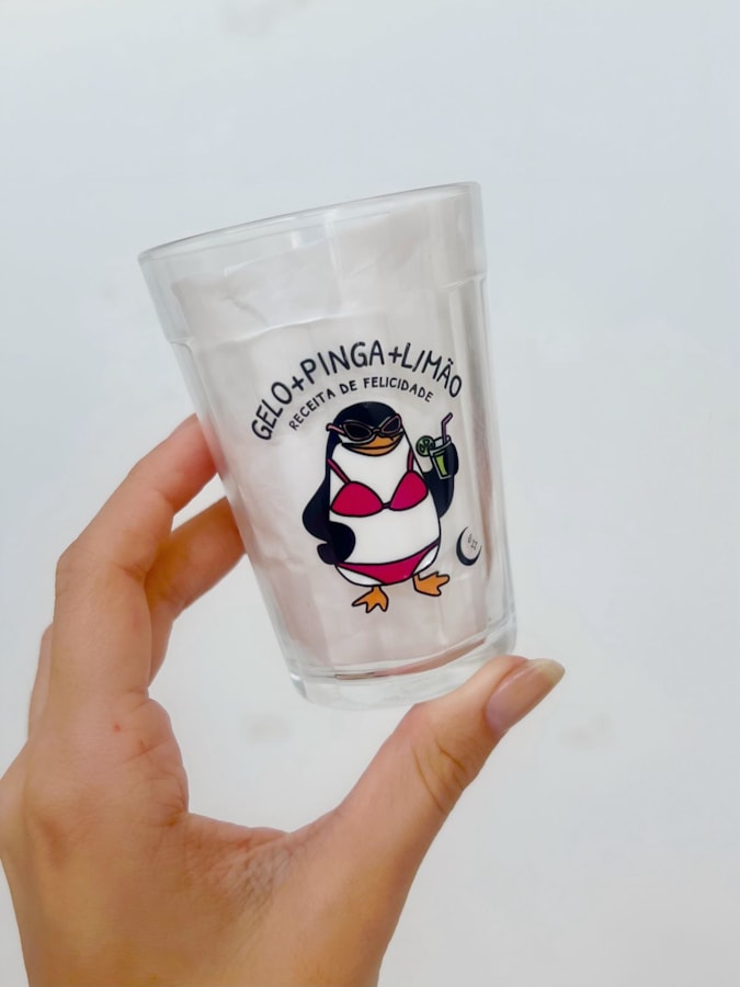 Copo Pinguim Caipirinha - Vidro 190ml — imagem 2