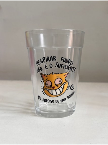 Copo Preciso de uma bomba - Vidro 190ml
