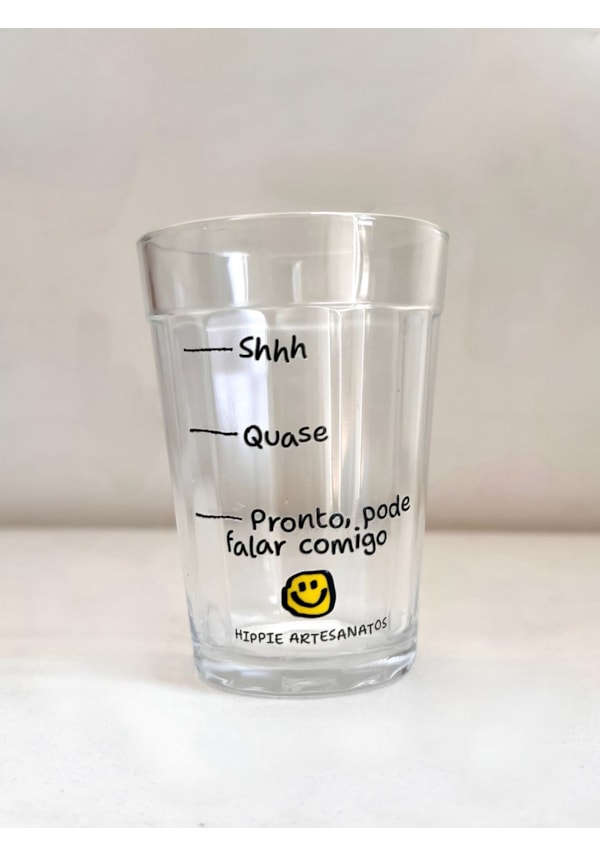 Copo Pronto, Pode falar - Vidro 190ml