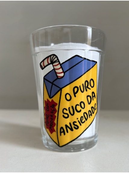 Copo Puro Suco de Ansiedade - Vidro 190ml